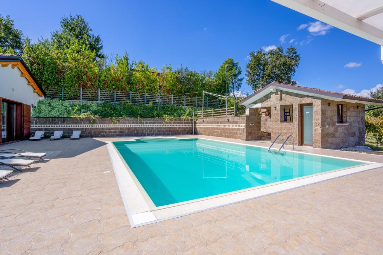 Villa Santoro Ai Tre Ulivi Con Piscina Privata Caiazzo Dış mekan fotoğraf