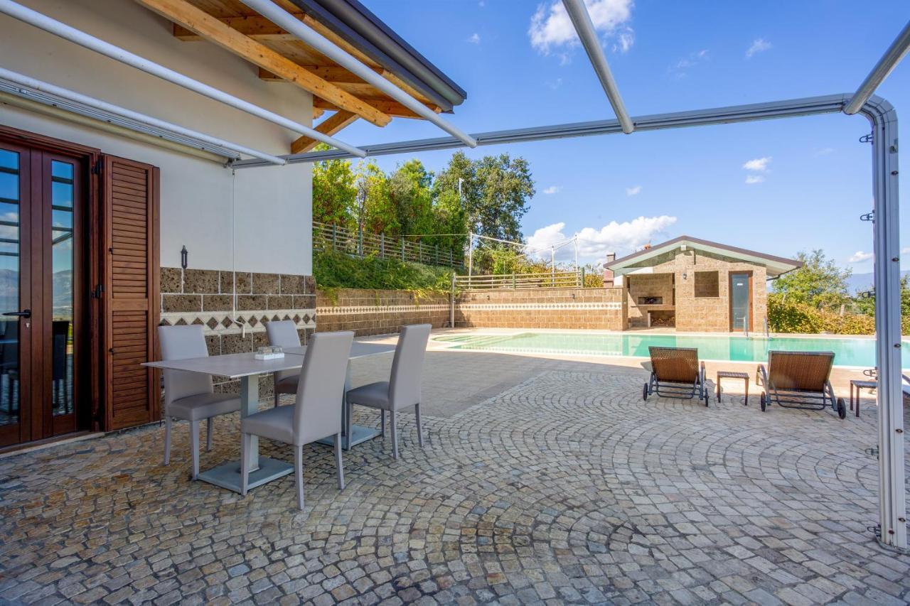 Villa Santoro Ai Tre Ulivi Con Piscina Privata Caiazzo Dış mekan fotoğraf